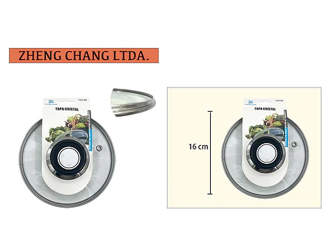 Tapa de vidrio 16cm 