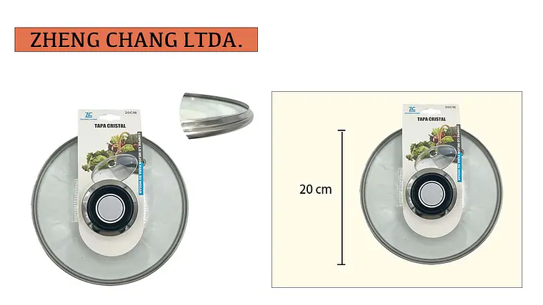 Tapa de vidrio 20cm  1