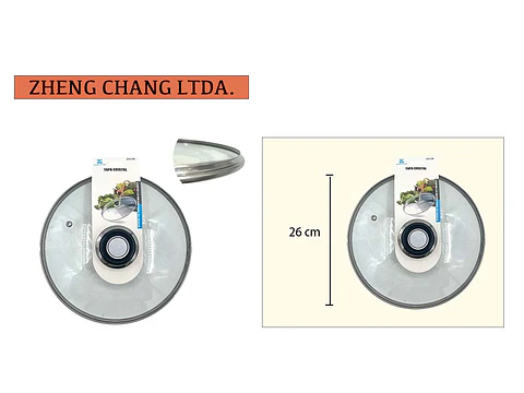Tapa de vidrio 26cm 