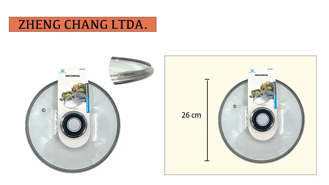 Tapa de vidrio 26cm  1