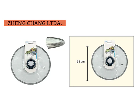 Tapa de vidrio 28cm 