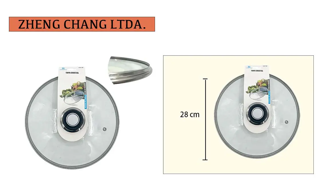 Tapa de vidrio 28cm  1