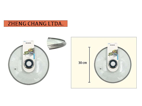 Tapa de vidrio 30cm 