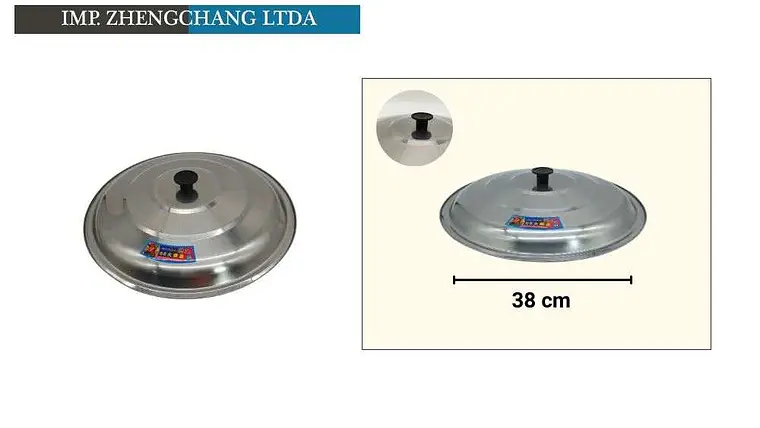 Tapa acero inox 38cm  1