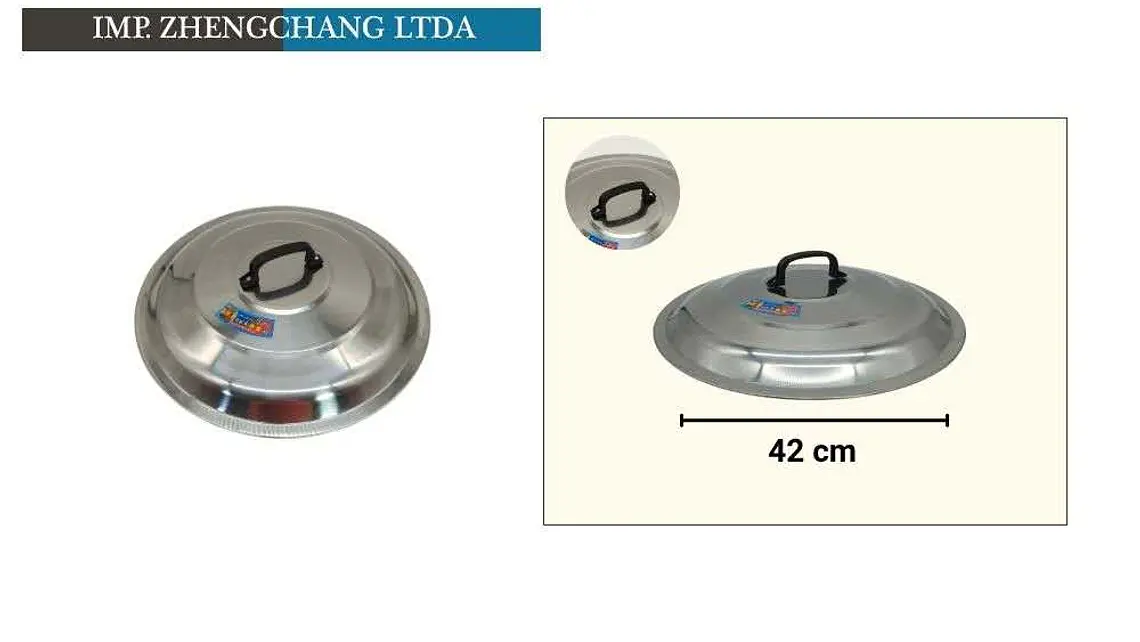 Tapa acero inox 42cm  1