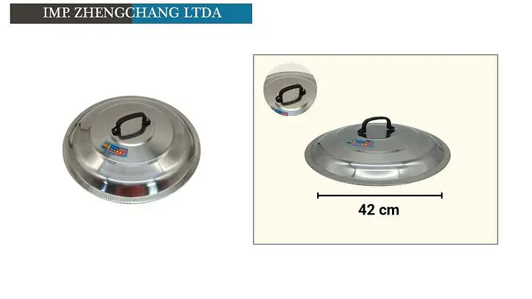 Tapa acero inox 42cm  1
