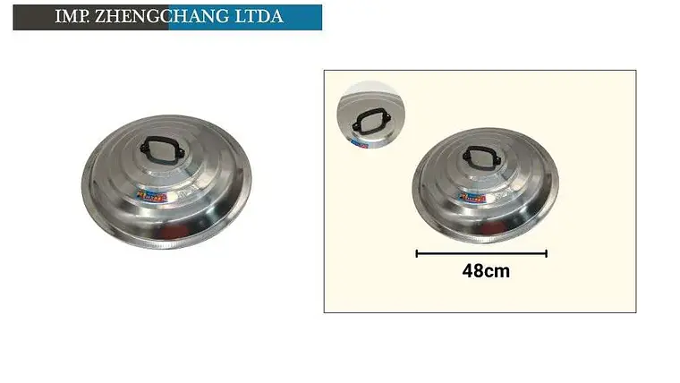 Tapa acero inox 48cm  1