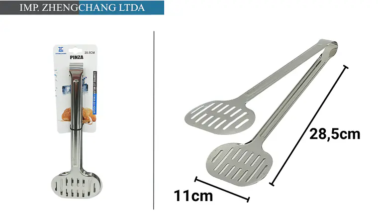 Pinza metálica ancha 28.5cm  1
