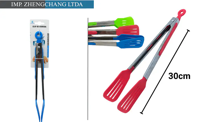 Pinza metálica colores 30cm  1