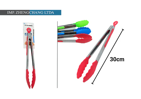 Pinza metálica ovalada colores 30cm 