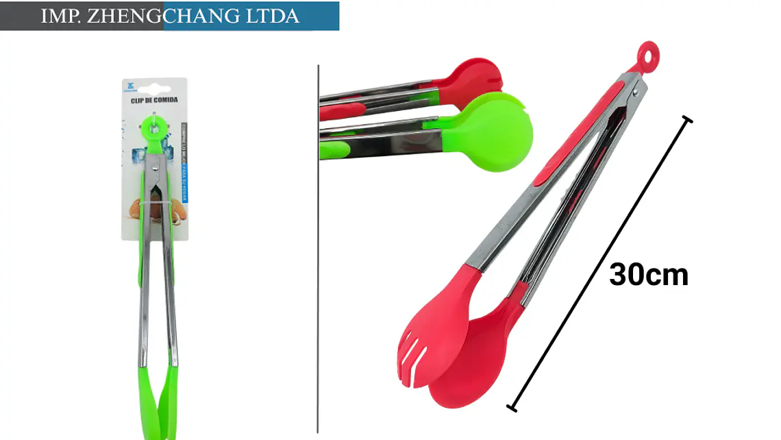 Pinza metálica colores 30cm  1
