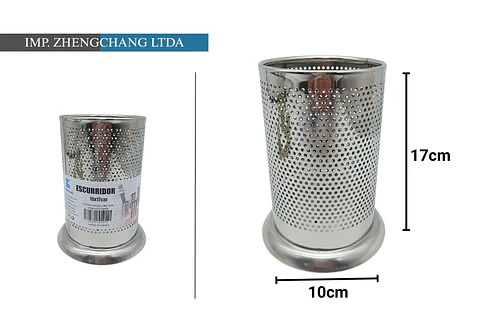 Escurridor cilindro acero inox 