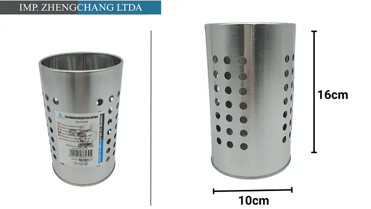 Escurridor cilindro acero inox 1