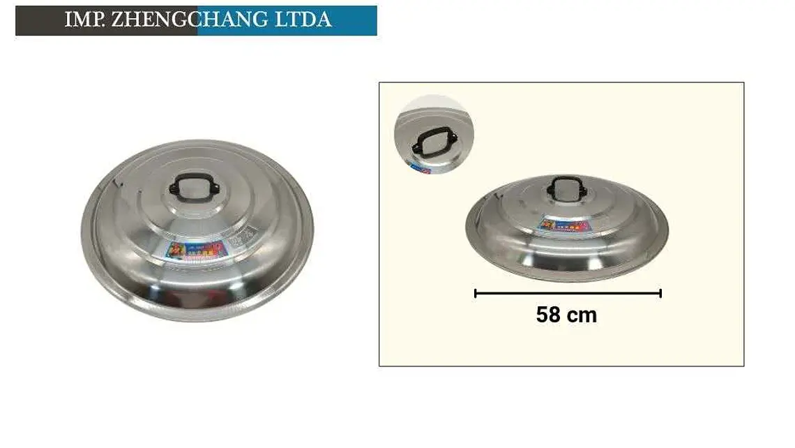 Tapa acero inox 58cm  1