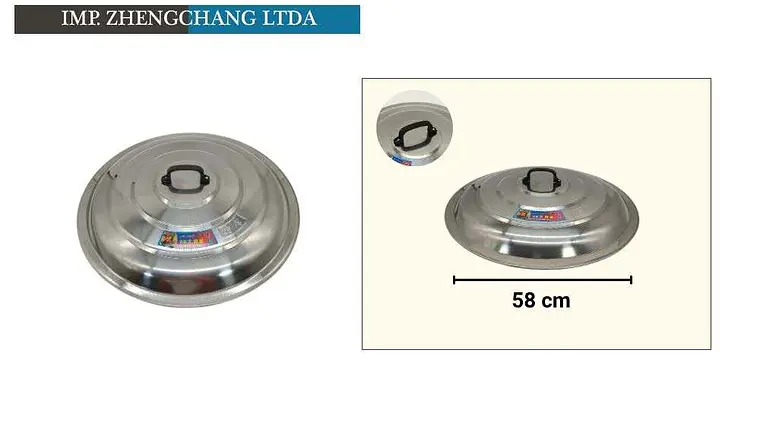 Tapa acero inox 58cm  1