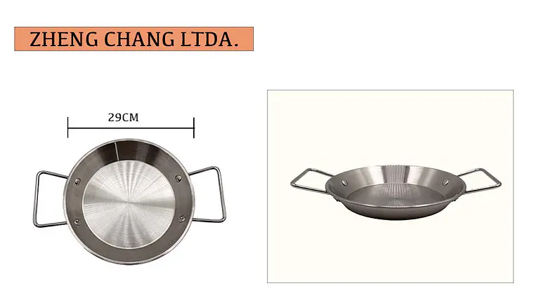 Paila acero inox 29cm  1