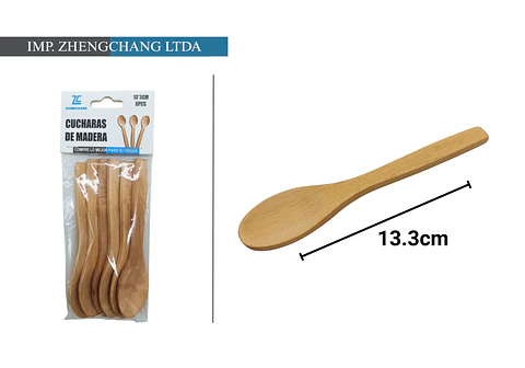 Cucharita de madera 13.3cm