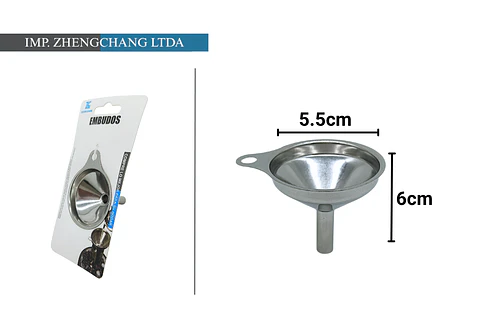 Embudo chico acero inox 