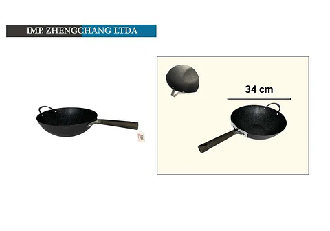 Wok 34cm doble asa 