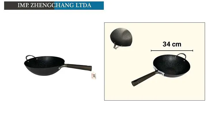 Wok 34cm doble asa  1