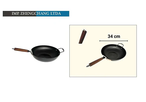 Wok 34cm doble asa 