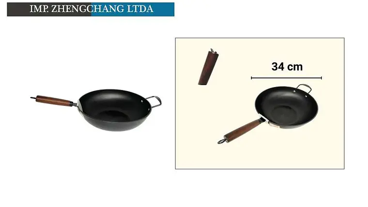 Wok 34cm doble asa  1