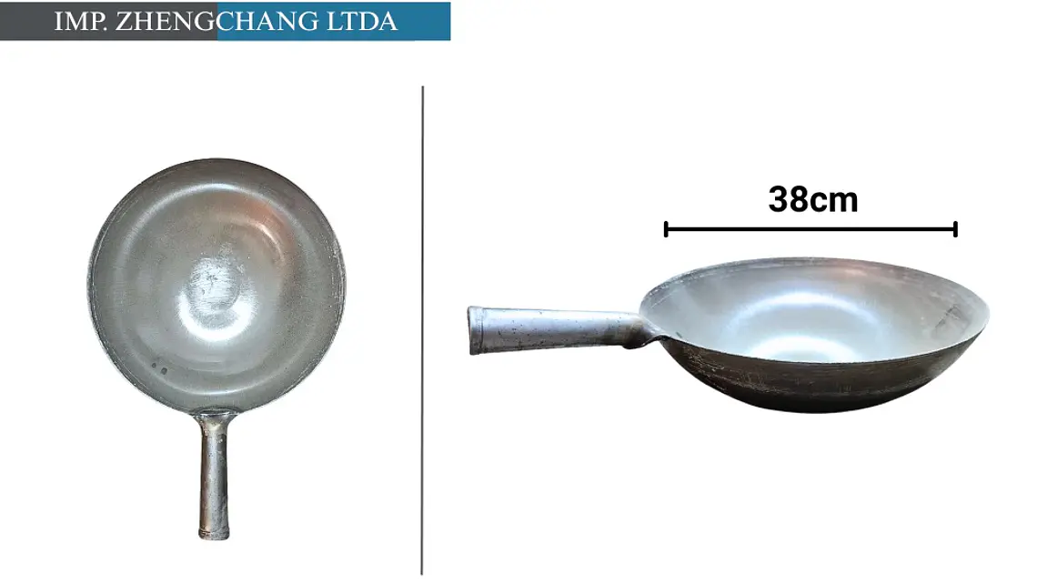Wok con mango 38cm  1