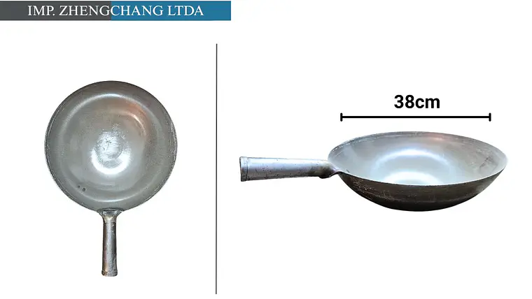 Wok con mango 38cm  1