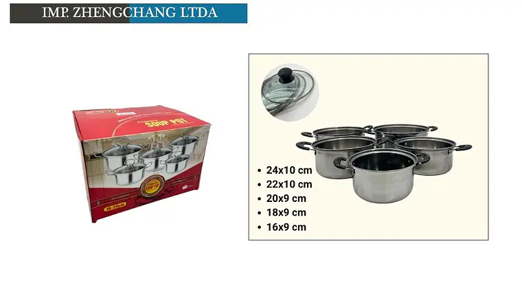 Bateria de cocina 5 Ollas  1