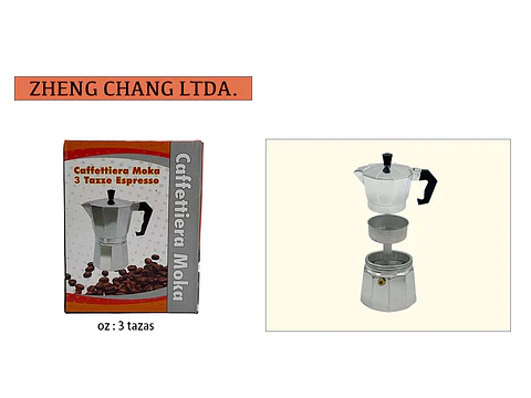 Cafetera italiana 3 tazas (x6)