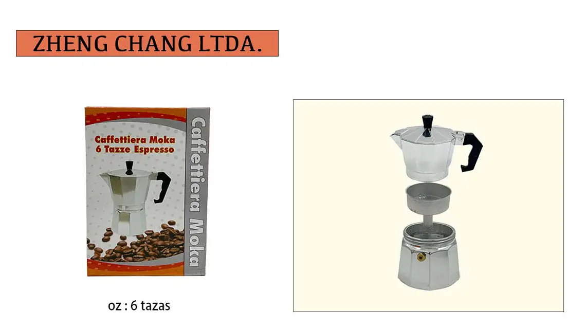 Cafetera italiana 6 tazas (x6) 1