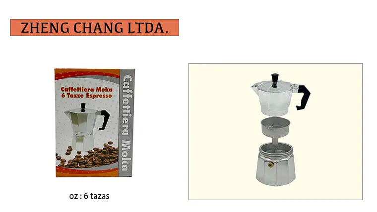 Cafetera italiana 6 tazas (x6) 1