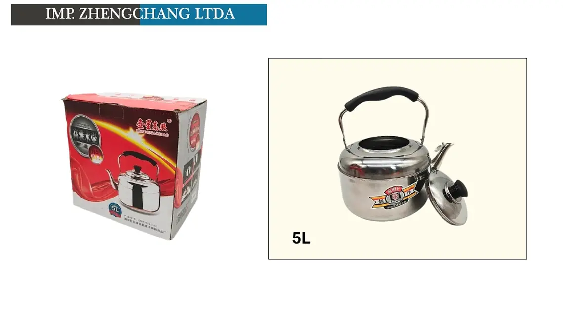 Tetera acero inox. 5L (x6) 1