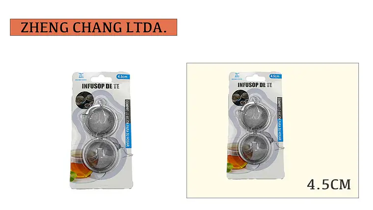 Infusor bola de té  4,5 cm acero Inox. (x12) 1