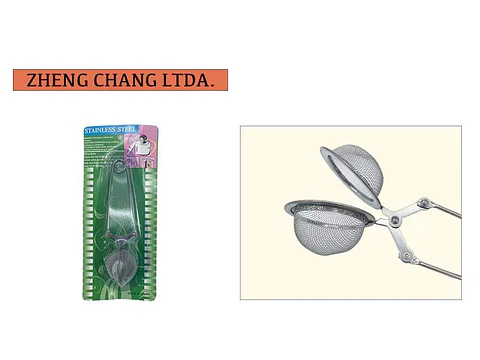  Infusor de té pinza mango largo (x12)