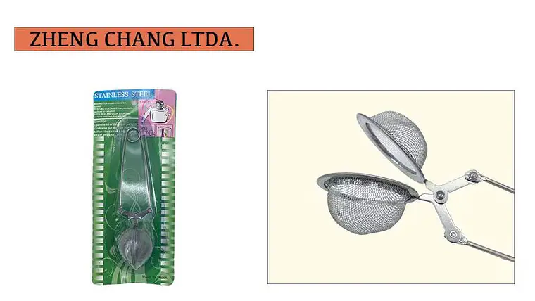  Infusor de té pinza mango largo (x12) 1
