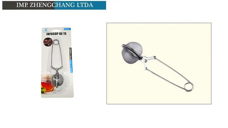  Infusor de té pinza mango 4.5 (x12) 1