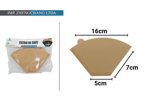 Filtro de papel para cafe tipo U mediano 50Pcs (x12)