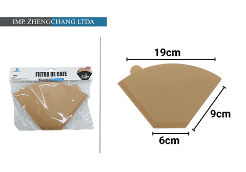 Filtro de papel para cafe tipo U Grande 50Pcs (x12)