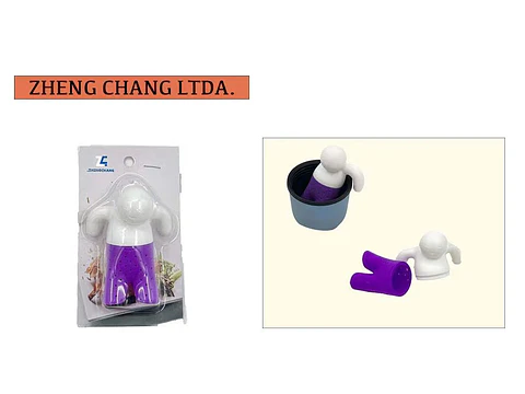 Infusor De Té De Silicona Figura Humana (x12)