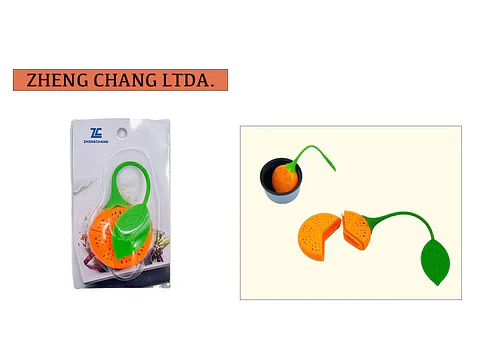 Infusor De Té Naranja Silicona (x12)
