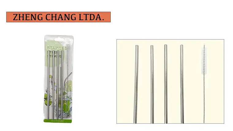Set 4 Bombillas Acero inx. (x24) 1
