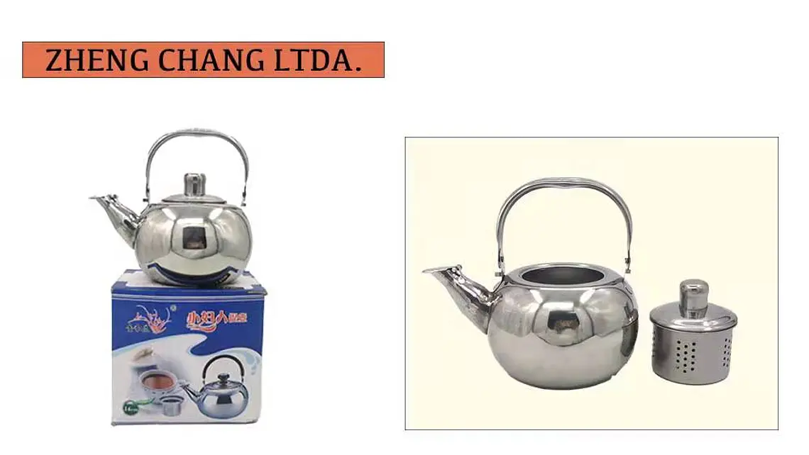 Tetera acero inox Little women Grande (x6) 1