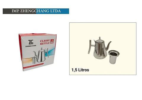 Tetera Jarra tipo cassette acero inox. 1,5L (x6)