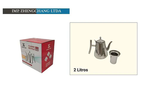 Tetera Jarra tipo cassette acero inox. 2L (x6)