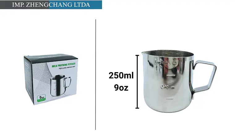 Jarra para Latte acero inox. Espumador 250ml-9 Oz (x5) 1