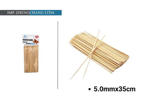 brocheta de bambú 5.0×35CM (x12)
