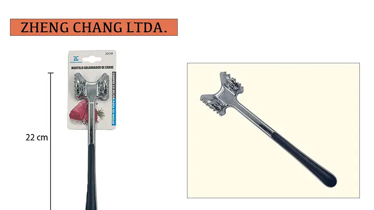 Martillo Ablandador para carne niquelado (x12) 1