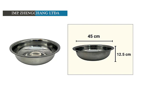 Palangana de acero inoxidable 45CM