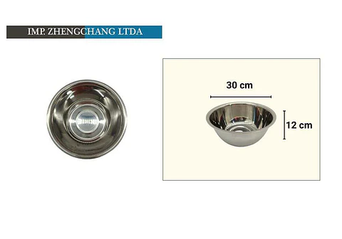 Bowl acero Inox. para condimentar 30cm (x10)